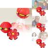 Colorful Glow In The Dark Flying Saucer Bouncy Ball For Indoor Outdoor Fun Toys