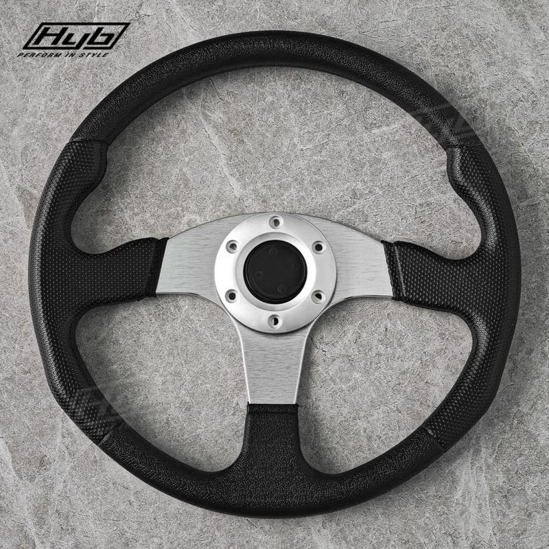 Classic Sports Racing Car Steering Wheel Universal 13 Inches 330MM PU Steering Wheel