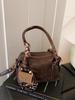 2025 Autumn/Winter Retro Fashion Handbag: Women's Trendy Commute Crossbody & Shoulder Boston Bag