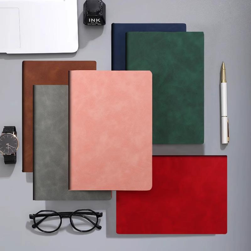 Multi-Size Soft Leather Notebook with Logo Printing - Mini Pocket Memo Pad