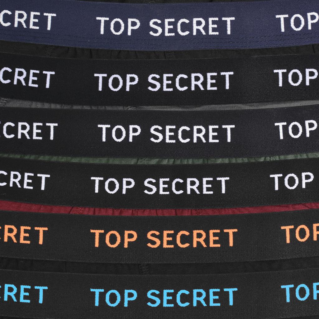 TOP SECRET Baumwoll-Boxershorts für Herren, 12er-Pack