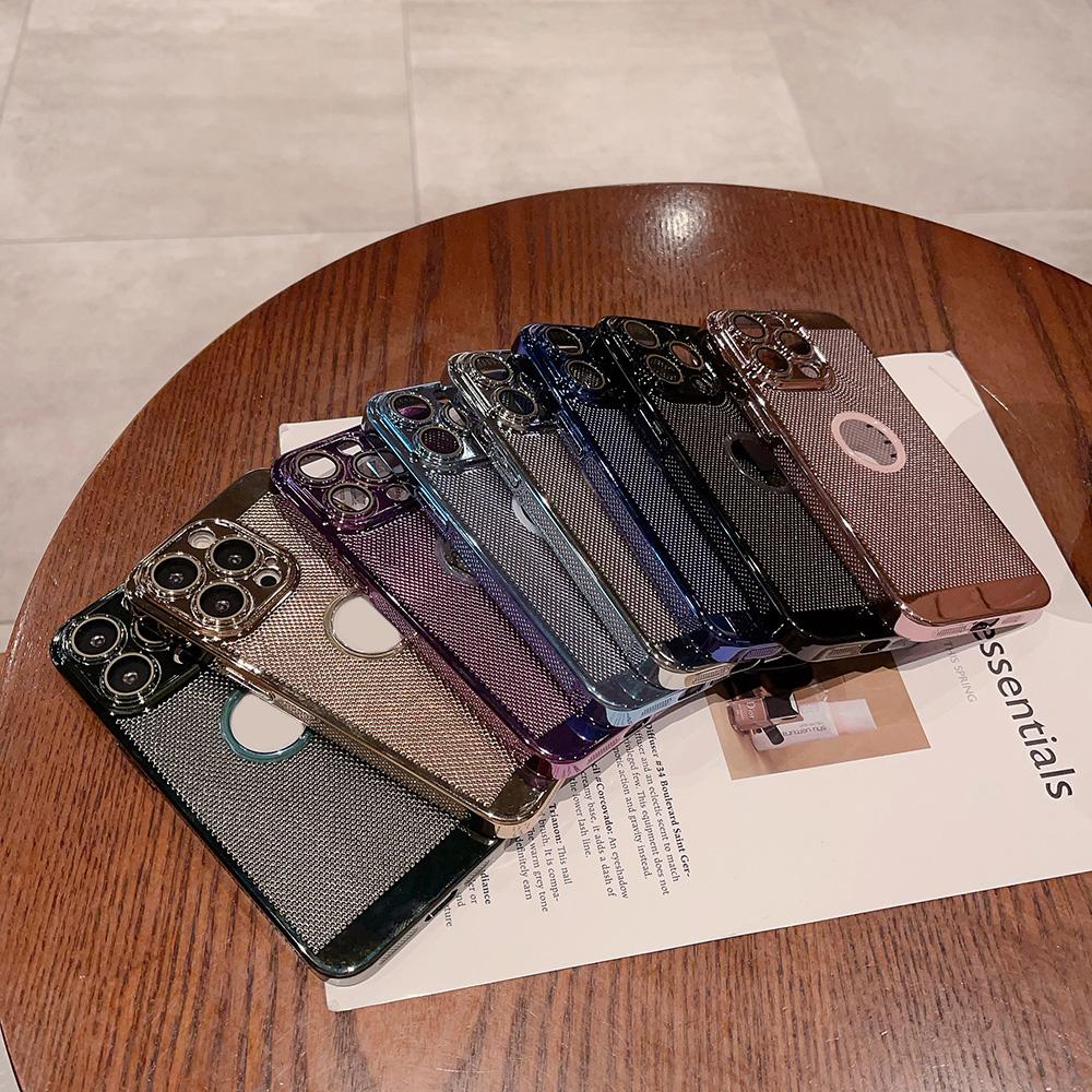 

Чехол для телефона iPhone 11 13 16 ProMax iPhone 14 15 ProMax 12 13 ProMax 13 Pro 14 Pro с гальваническим покрытием, защитная сетка для линз, устойчивая к падениям и водонепроницаемая iPhone 11 чёрный