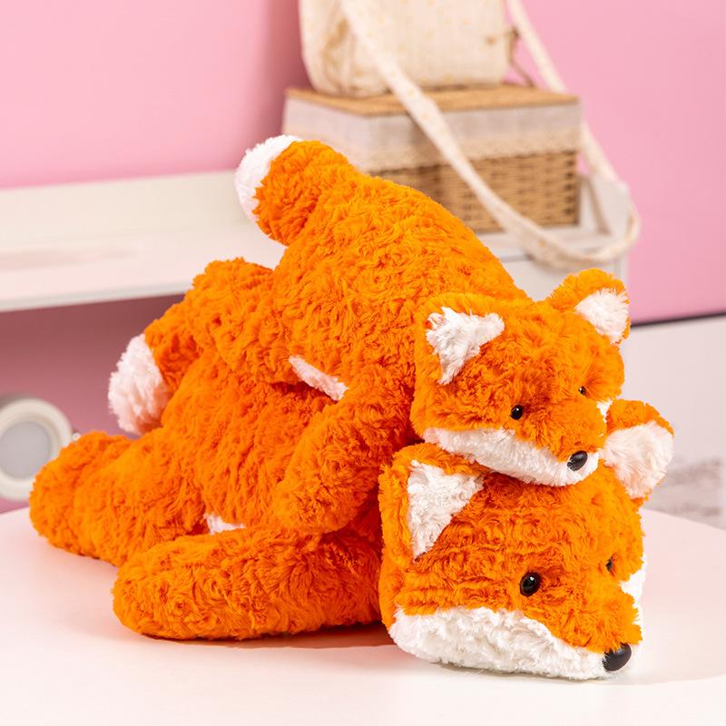 Puff Animal Pose Crocodile Plush Toy Fox Doll Girl Sleeping Pillow Dog Long Doll