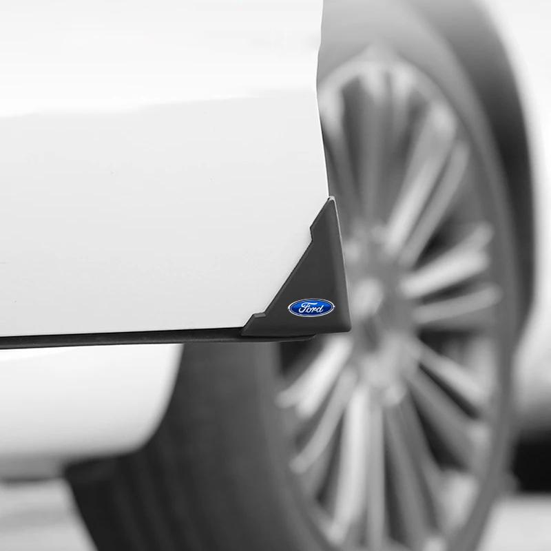 2pcs Car Door Corner Protection Sleeve Door Corner Anti-collision Sleeve For Ford Focus Mondeo Kuga Fiesta MK7 Escort Explorer Edge 2 4 MK2