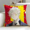 Anime Blue Period Cushion Cover Soft  EasyWash Pillow Case  Versatile for Couch Bed Travel and Office