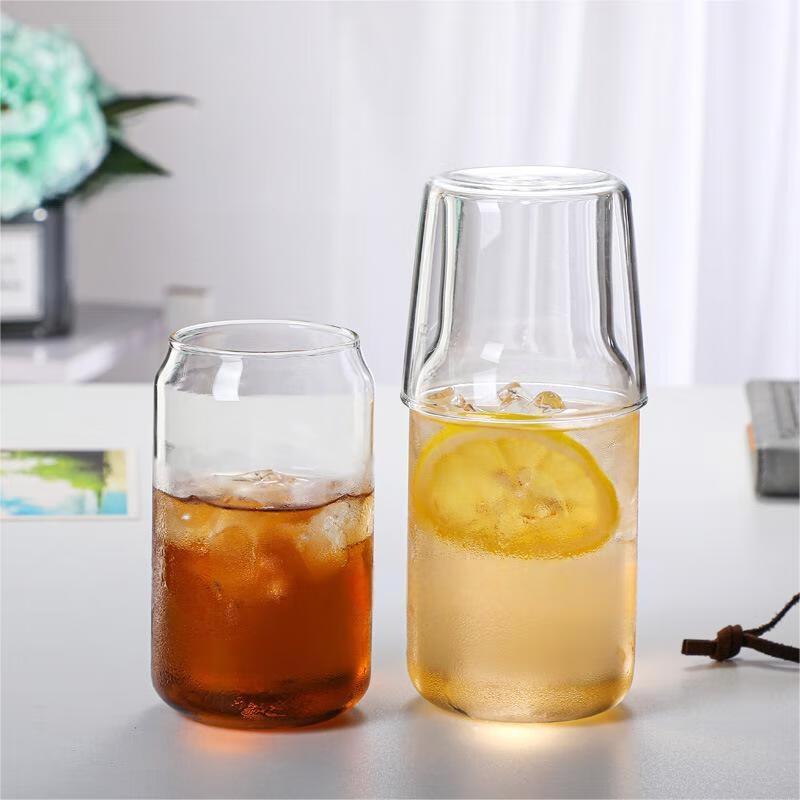 Minimalist Borosilicate Glass Coke Cup Set