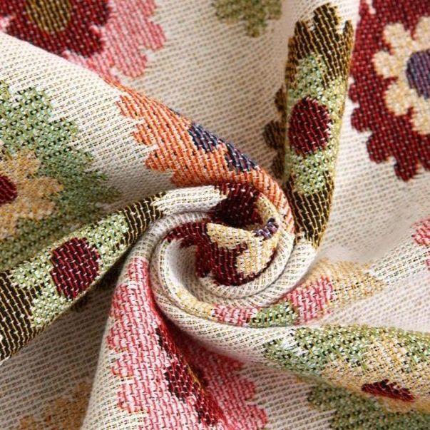 Rustic Jacquard Tablecloth, Small Round Balcony Tablecloth, Living Room Hand-Crochet-Style Dining Tablecloth, Coffee Table and Nightstand Covers