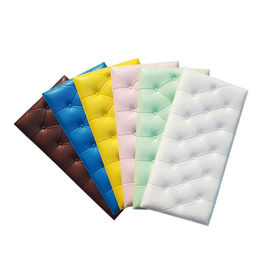 

DIY 3D Self Adhesive Wall Stickers for Background Living Room Decor Home Decoration Bedroom Kitchen Stairs White зелений