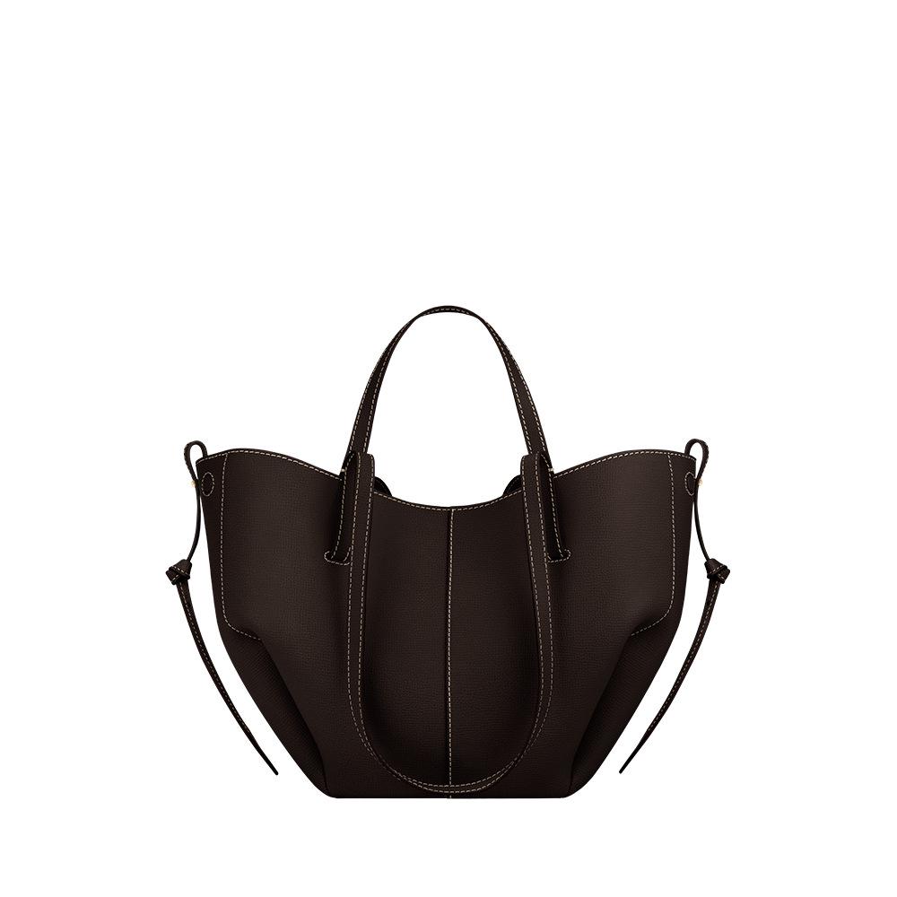 Kabelka crossbody z pravé kůže - Niche designová taška přes rameno, Velkokapacitní pro ženy