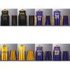 Set Maglia Viola 24 Lakers Lebron James Adulti Bambini Traspirante Uniforme da Basket Ricreazione Fitness Abbigliamento Sportivo
