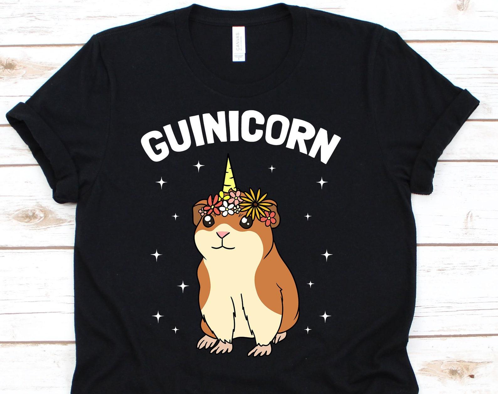 Guinicorn Shirt, Funny Guinea Pig Unicorn Costume For Boys Girls Party, Unicorn Gift For Guinea Pig Lover Owner, Cute Guinea Pig Tshirt S