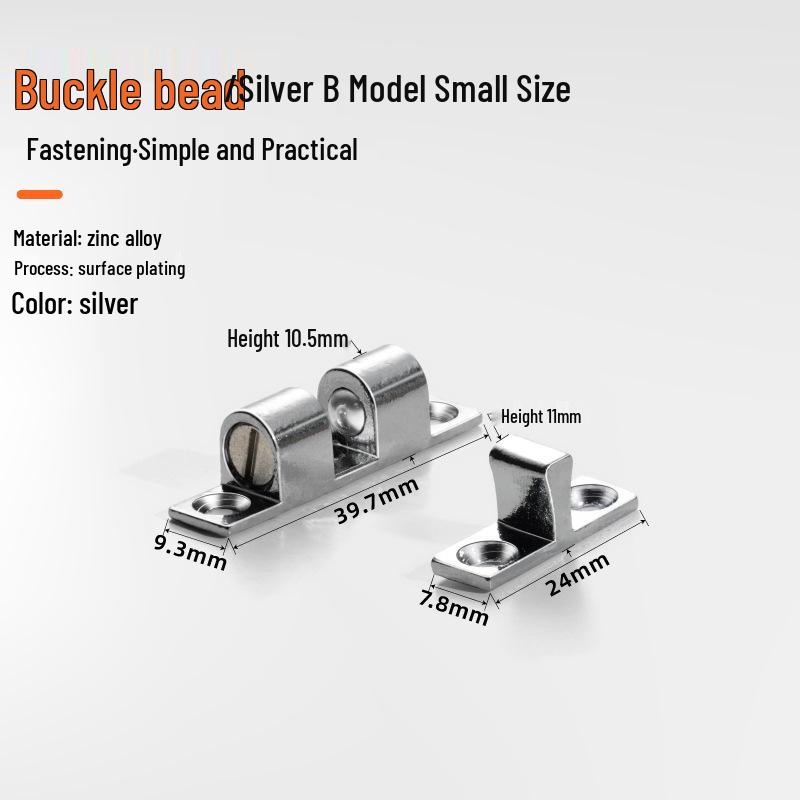 Cabinet Door Spring Catch and Lock for Cupboards/Wardrobes No screws