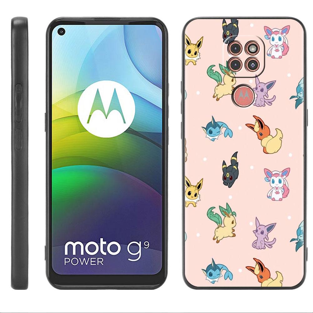 Pokemon-Anime Phone Case For Motorola G30 One Fusion Plus G9 Play G8 Power Lite G60 G50 E6s Edge 20 Pro Shockproof Cover Lunda
