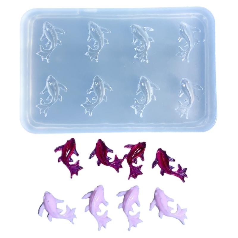 Unique Cat Shaped Decorations Mould Easy To Demould Silicone Ornaments Mold