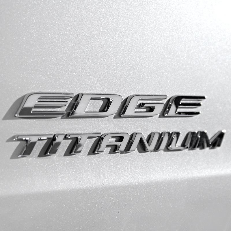 3D Metall Silber Logo TITANIUM Emblem Kofferraum Aufkleber für TITANIUM Aufkleber Zubehör