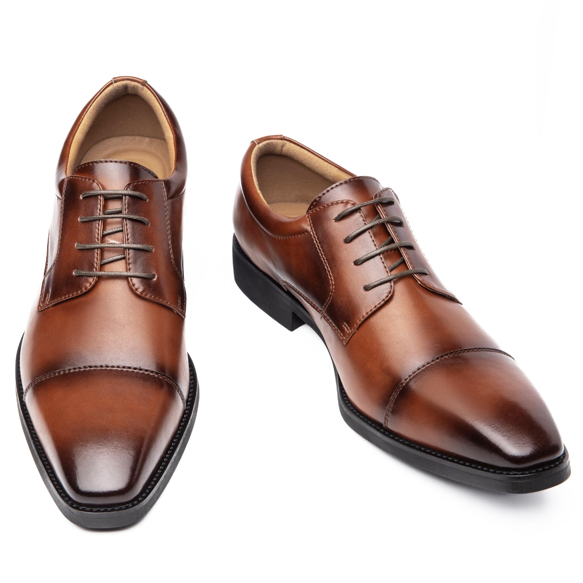 

Деловые туфли Foxlike из удобной кожи из натуральной кожи, дышащие премиального размера, мужские туфли, для бега, оксфорды, для ходьбы,