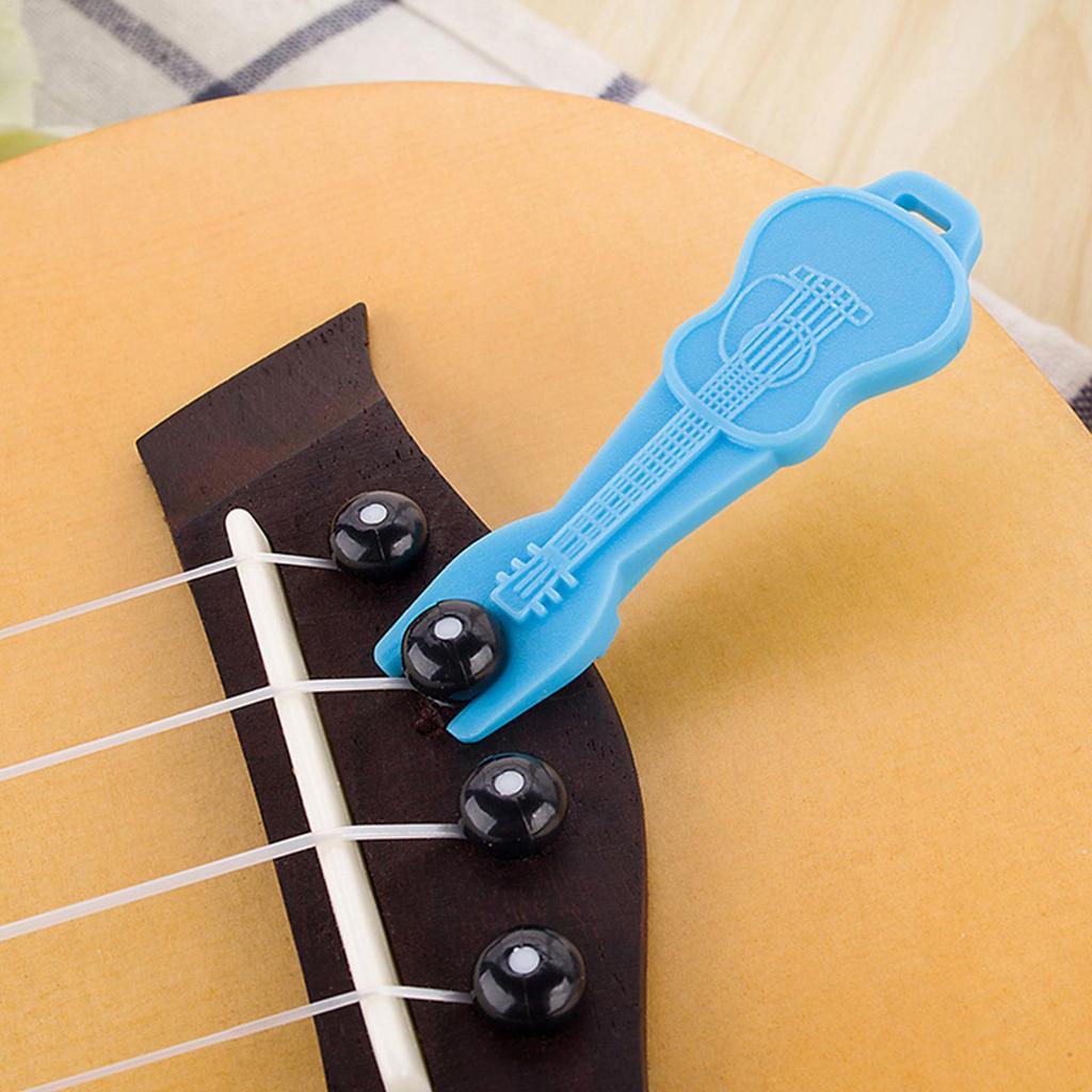 Guitar String Winder Lightweight Guitar String Peg Winder Ergonomic Design Pin Puller Aid Instrument Accessories for Musician
