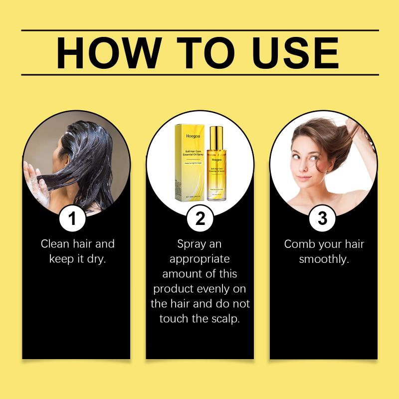 Nourishing Calendula Hair Oil Spray Lightweight Frizz Control for Curly Straight Hair Shine Enhancer Daily Care Routine