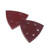 40Pcs Triangular Sanding Pads 6 Holes Detail Sander Sandpaper Grits 80+120+180+240 Perfect For Delta/Multi-Grip Sanders