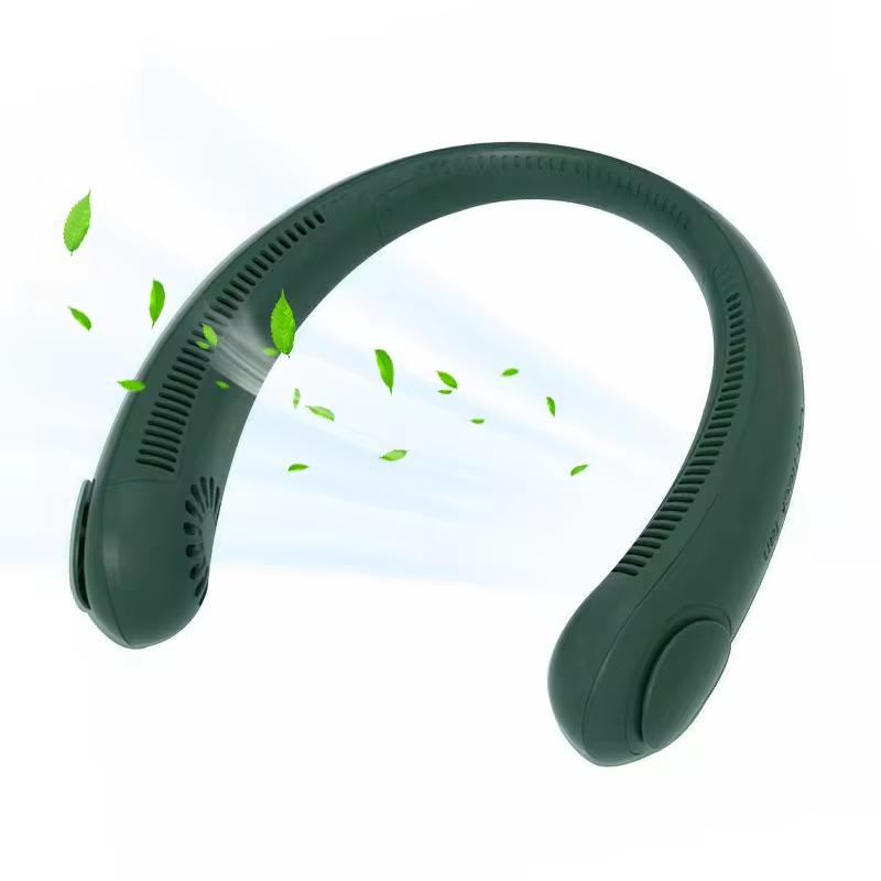 Personal Mini Portable Neck Fan Household Cooling Fans From Around Your Neck Wearable Sport Neck-hanging Fan