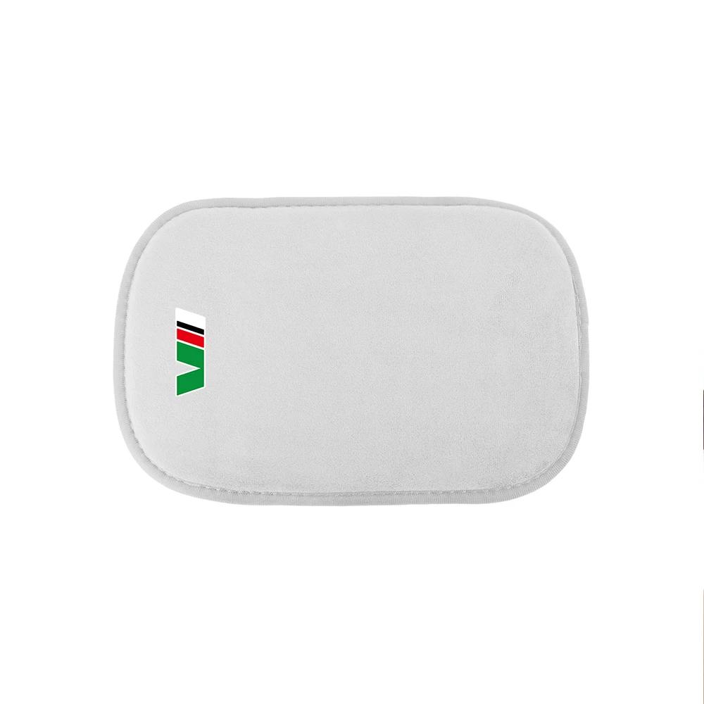 

1pcs suede Leather Car Armrest Box Cover Center Cushion Protector Cover for Skoda Octavia A5 A7 Superb Kodiaq Scala Karoq Kamiq white for VII