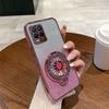 Realme8 Mobile Phone Case New Gyro Bracket Realme Real 8 Pro Rotating Decompression Creative Gradual Change Glitter
