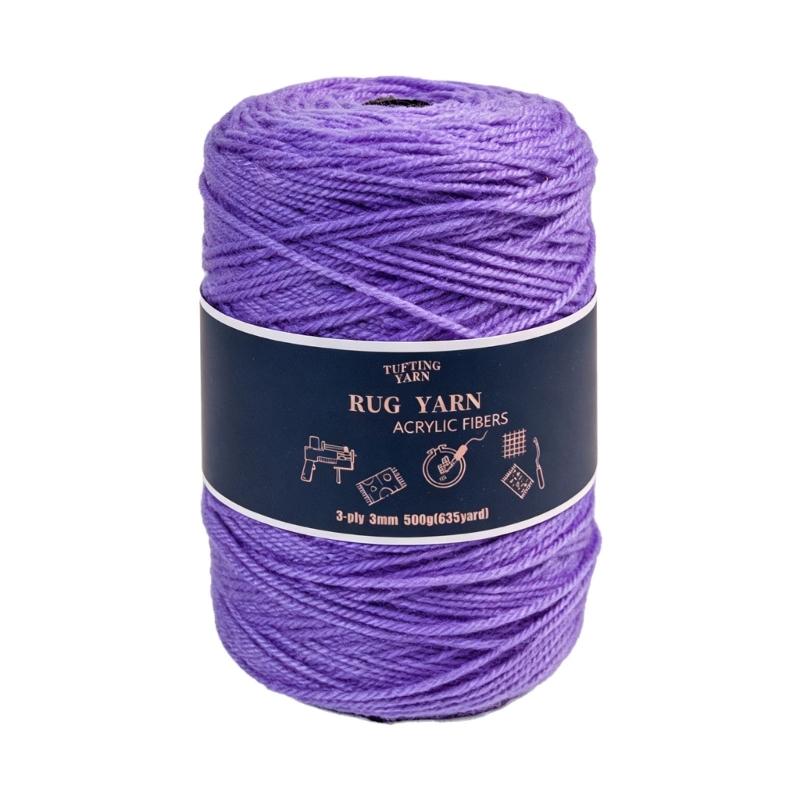 Long Time Use Tufting Yarn In Bright Color Great For Rugs And Decorative Textiles