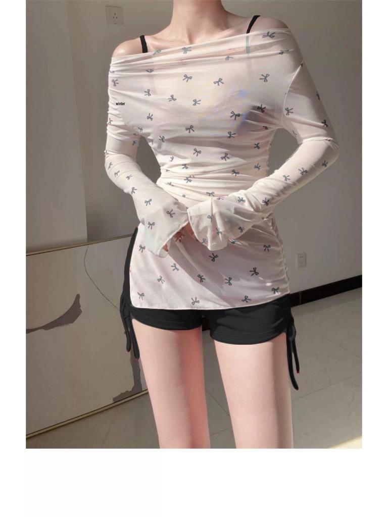 2025 Korean-Style Women's Tummy Control Slimming Three-Piece Swimsuit