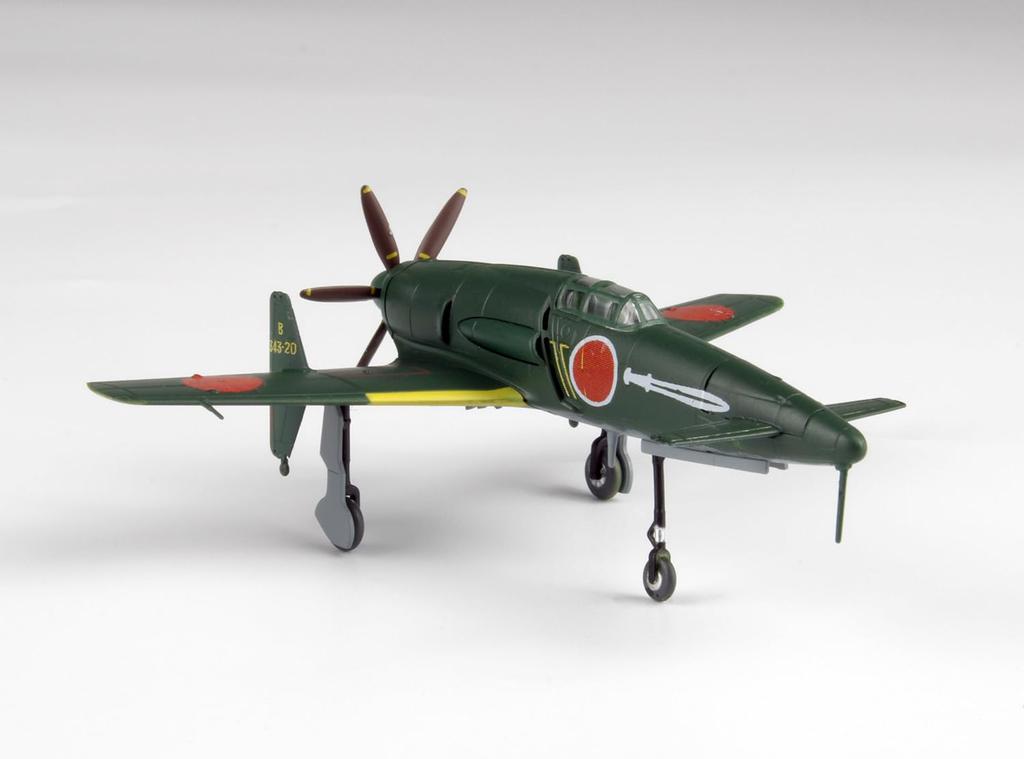 PLATZ WWII Japanese J7W Shinden Ken Unit Fighter Set of 2 Plastic Model Kits 1/144 (Combat Specification) PF-82
