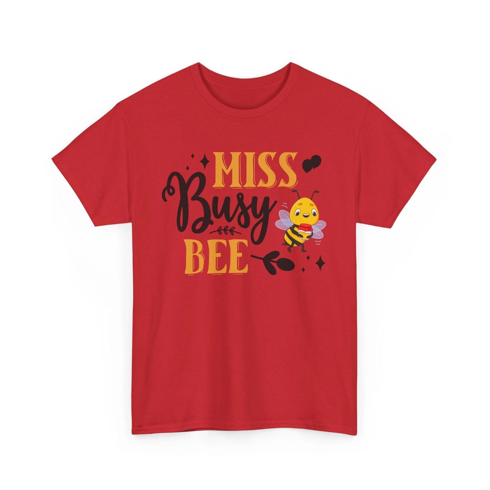 Bee T-Shirt | Save the Bees Shirt | Funny Honeybee Tee | Miss Busy Bee Shirt M
