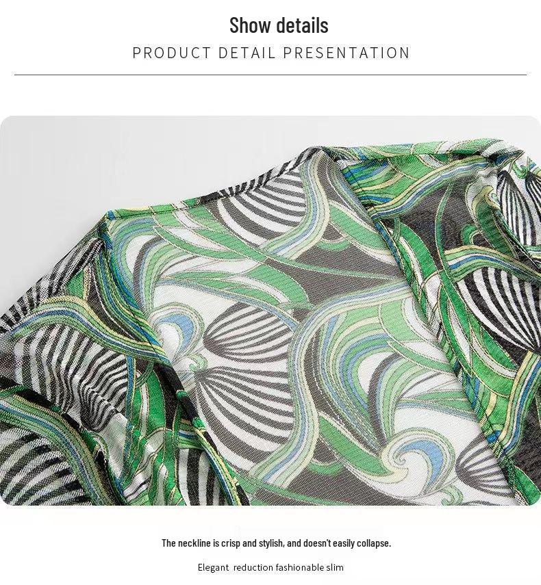 2025 Women's Mid-Length Mesh Sun Protection Shawl - Summer Fashion Lightweight Jacket and Airy Outerwear