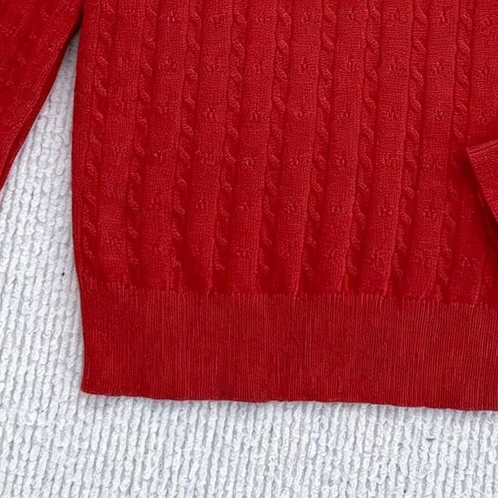 Kids Cable Knit Sweater with Small Collar for Warmth and Casual Everyday Wear