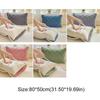2 pieces Coral Fleece Pillow Cover Plush Cushion Cover Durable Grid Jacquard Pillowcases  Winter