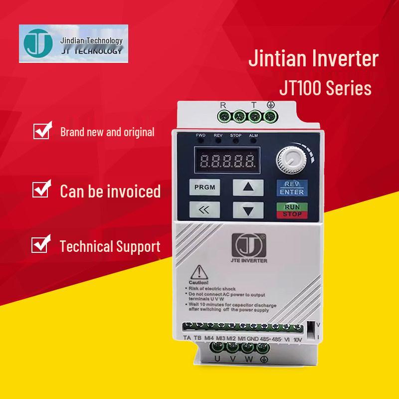

Jintian JT100 Economical Frequency Converter Models: EB0004G1, 0007G1, 0015G1, 0007G3, 0022G 0.4KW 220V Model