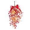 Facai Red Fruits Lucky Charm Gold&red Drop Ornaments Creative Hanging Pendent  Gift