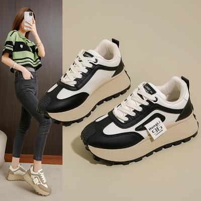 Spring New Korean Version Breathable Forrest Gump Shoes Female Ins Student Casual Shoes Platform Running Women's Shoes HL87-