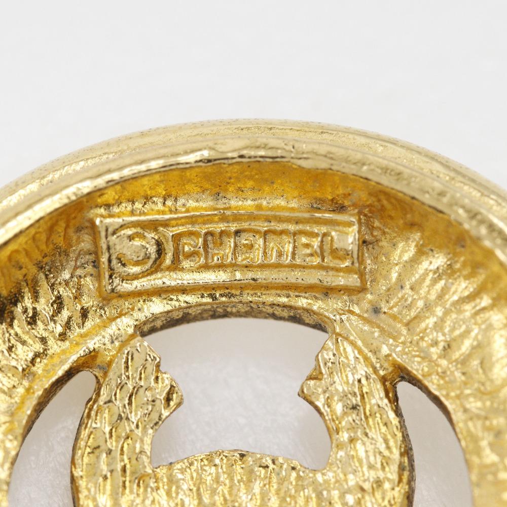 Chanel COCO Mark Necklace Vintage Plated Gold 20.8g Women Used