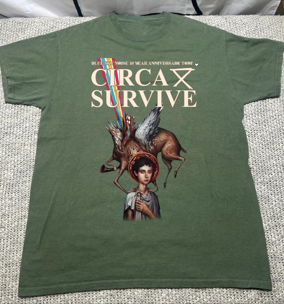 

CIRCA SURVIVE – BLUE SKY NOISE 10 YEAR ANNIVERSARY TOUR Unisex T-Shirt XXXXL