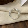 Vintage Minimalist Design Rings Light Luxury Personality Rings Elegant Pearl Finger Rings  Party