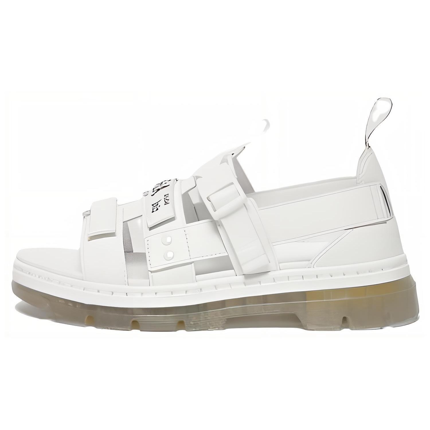 Dr. Martens Pearson Iced Webbing White Leather Sandals 27295100 45