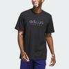 Adidas City Foundation Graphic Tee With Letter Logo Print Men Tops Black IM8514