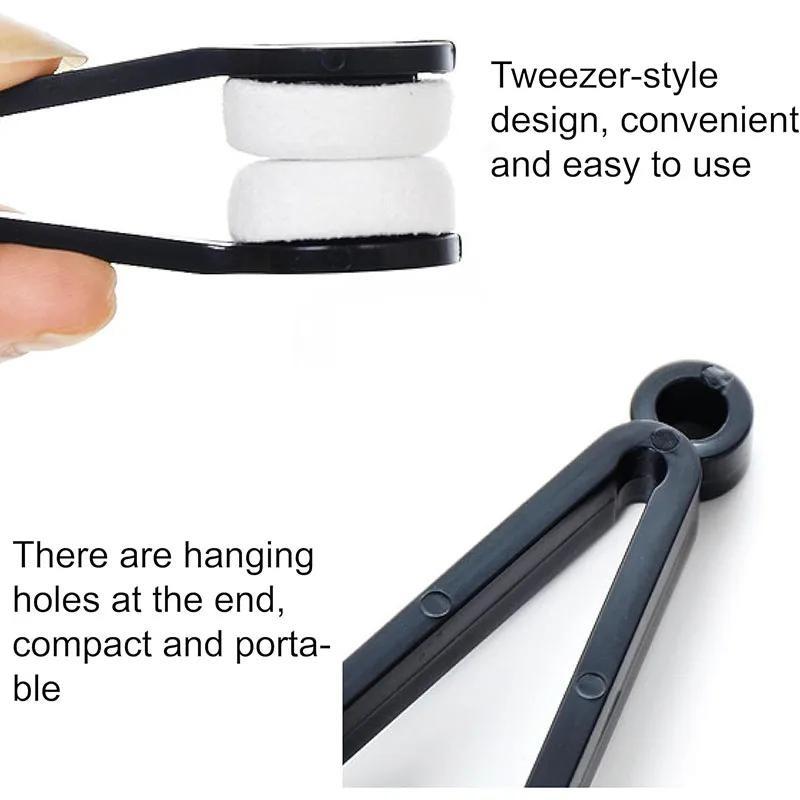 10-1pcs Portable Multifunctional Glasses Cleaning Rub Eyeglass Sunglasses Spectacles Microfiber Cleaning Brushes Wiping Tools