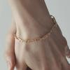 Noailles Silver (Y) Link Chain Bracelet S HL3B98068Y9