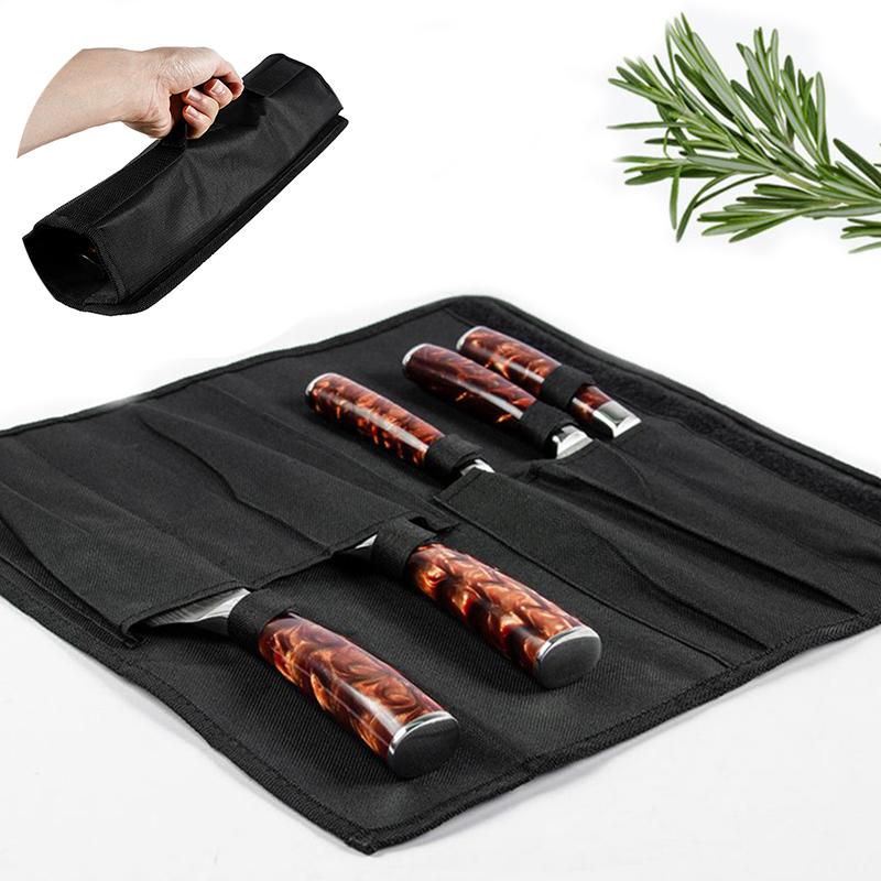 

Водонепроницаемая сумка-багги для ножей, нож из 5 предметов, черная сумка из ткани Оксфорд, портативная разделенная сумка, чехол для лезвия, сумка для ножей 385*365mm чёрный