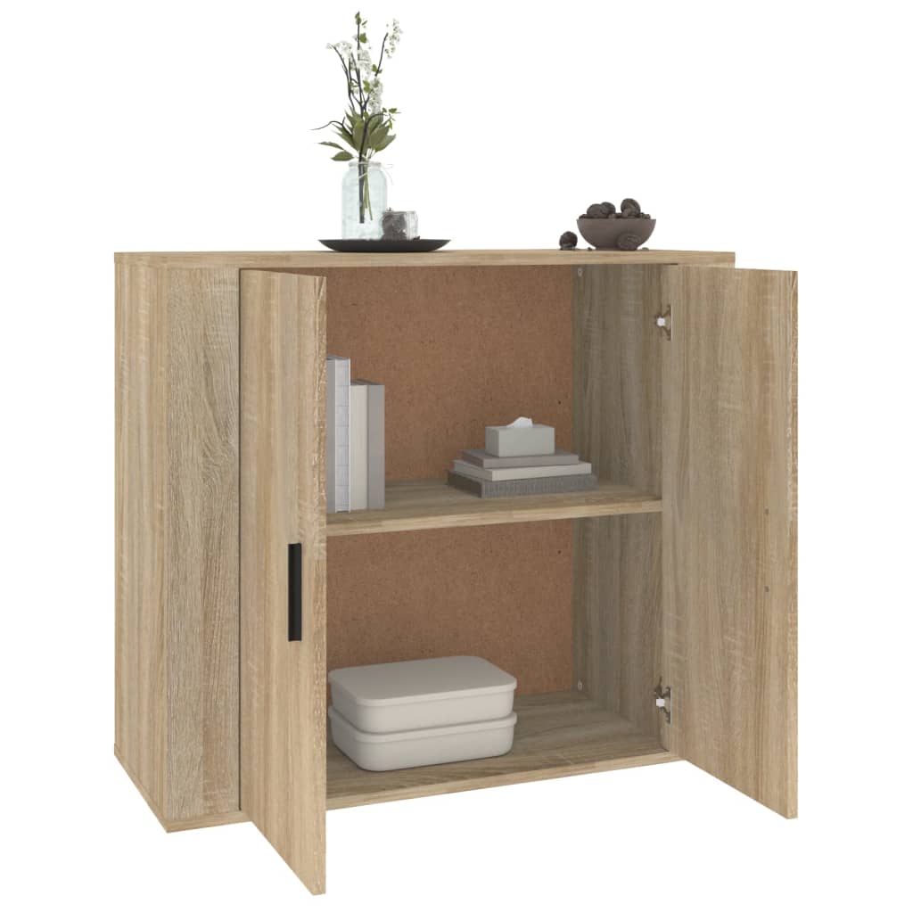 Sideboard Sonoma Oak 80 x 33 x 70 cm Particleboard