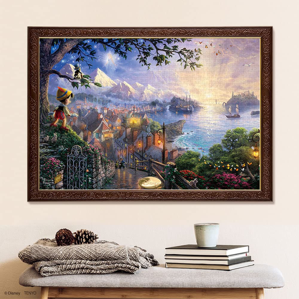 Tenyo v 1000dílné skládačce Disney Pinocchio Pinocchio Wishes Upon A Star Dodává se s lepidlem a špachtlí Servisní karta je součástí [Made Japan]