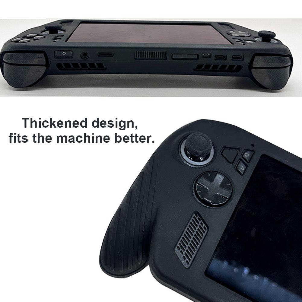 Silicone Case for ROG Ally X Anti-Slip Shockproof Protective Cover with Precise Cutouts for Handheld Gaming Console Accessory