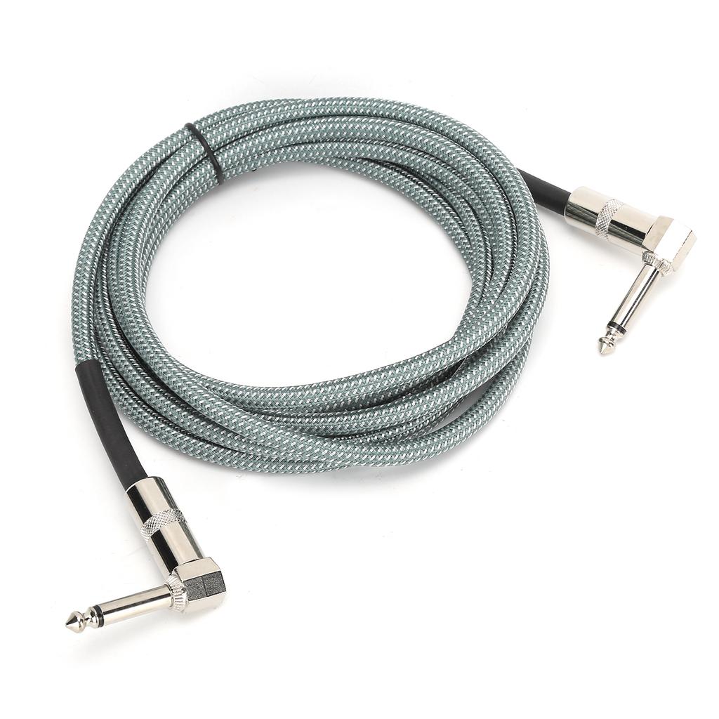 JORINDO Guitar Cable 6.35mm 14in O Connection Wire Electric Musical Instrument Cord 3 M
