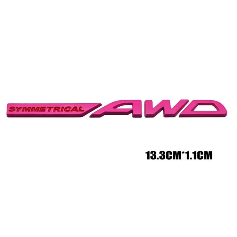 Car Body Sticker Auto Trunk Decorative Badge Decal for SYMMETRICAL AWD Emblem LEVORG STI TRIBECA WRC WRX XV ASCENT