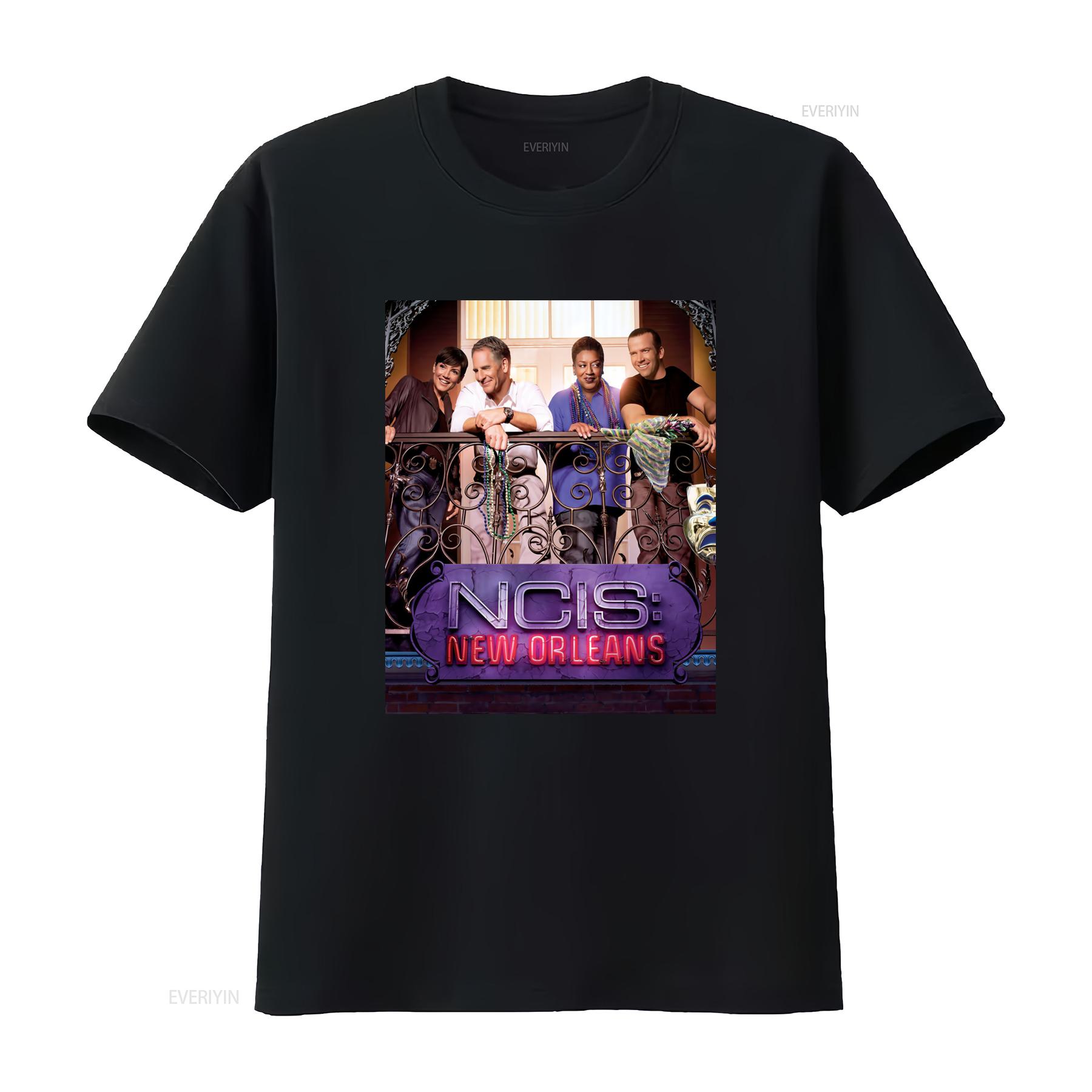 

Ncis New Orleans Tv Series Popular Cop Show Fan T Shirt vintage Washed Breathable designer clothes Top For Everyday Wear homme 4XL